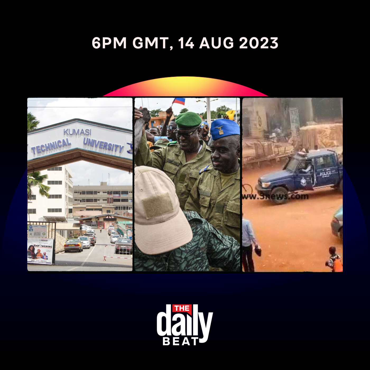 6PM GMT: Alleged police killings spark tensions, ousted Niger president faces high treason charges & more - Daily Beat episode artwork