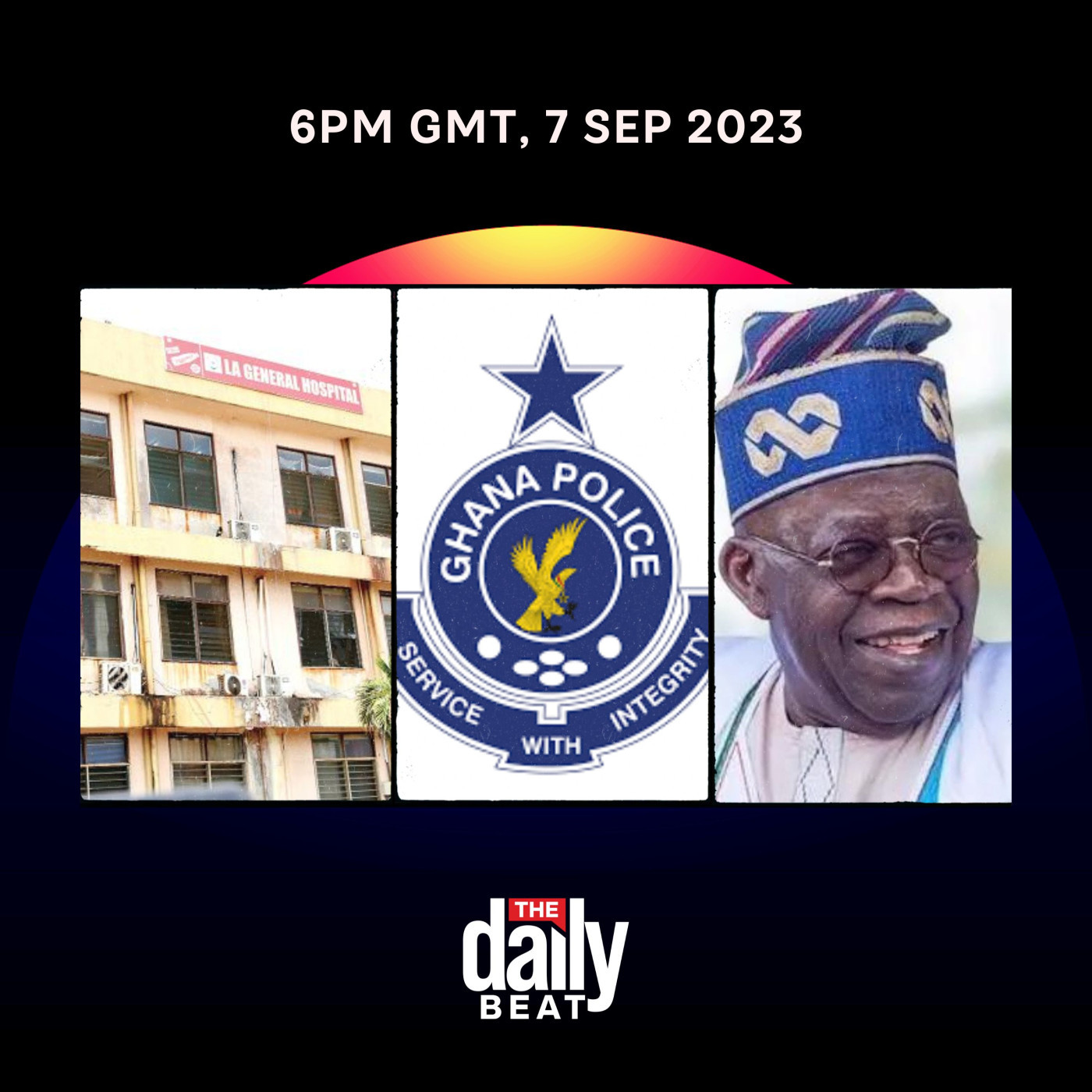6PM GMT: Police interdicts three officers over leaked IGP tape, Works on La General Hospital to begin soon & more-Daily Beat episode artwork