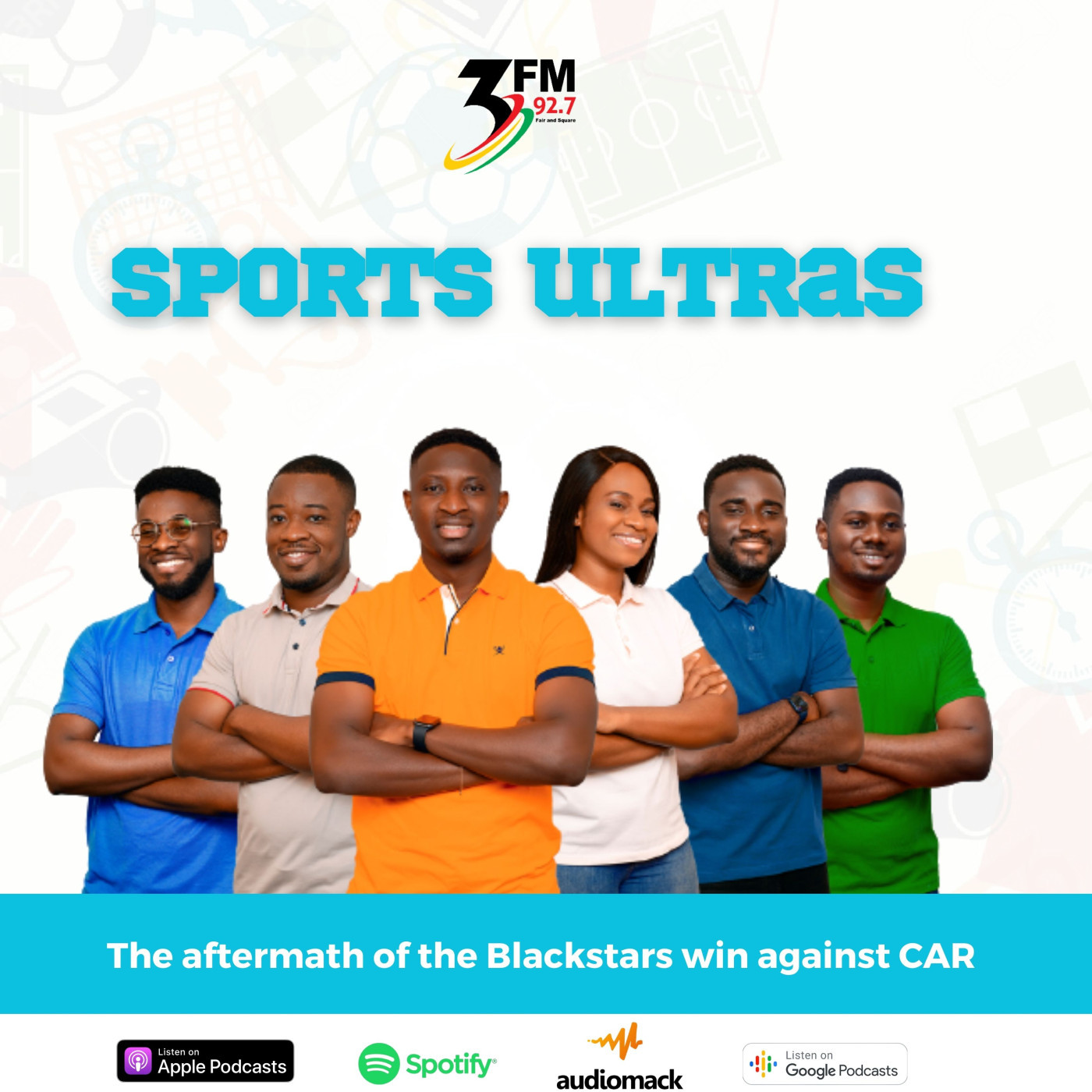 The Black Stars secured qualification for the 2023 AFCON after defeating Central African Republic 2-1 episode artwork